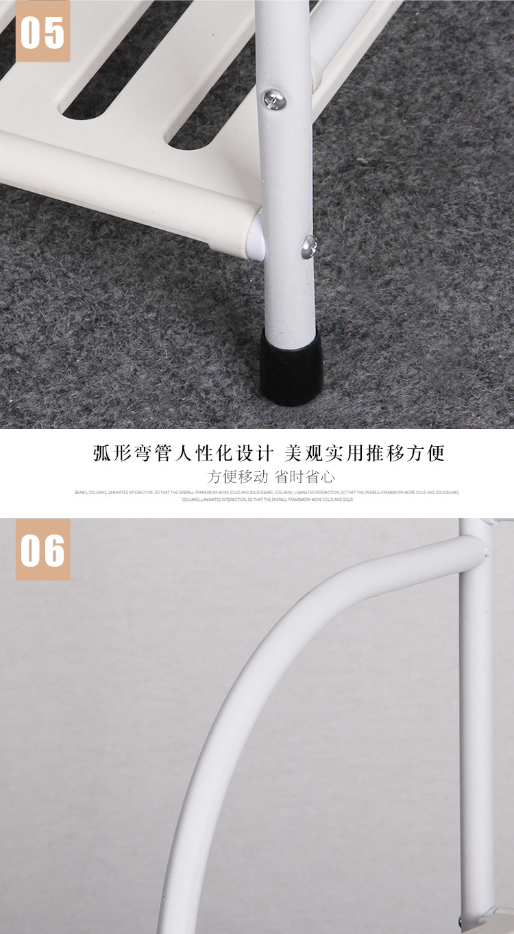Storage Rack Floor Iron Bathroom Corner Bracket Bathroom Bedroom Five-Layer Kitchen Storage Rack Flower Shelf Shelf