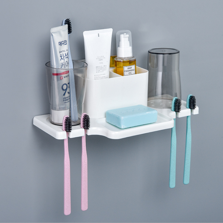 Toilet without'm strength non - trace hanging bathroom toothbrush toothbrush rack cylinder toothbrush shelf sanitary ware Toilet without'm strength non - trace hanging bathroom toothbrush toothbrush rack cylinder toothbrush shelf sanitary ware
