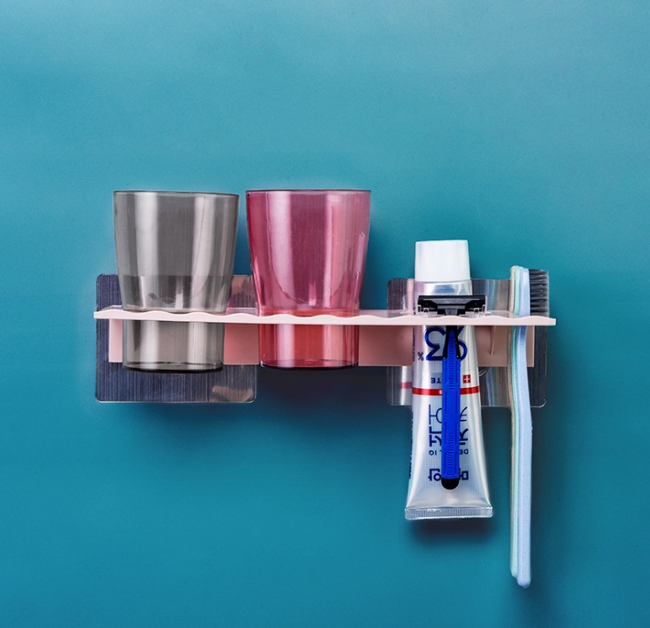 Toilet without'm strength non - trace hanging bathroom toothbrush toothbrush rack cylinder toothbrush shelf sanitary ware Toilet without'm strength non - trace hanging bathroom toothbrush toothbrush rack cylinder toothbrush shelf sanitary ware