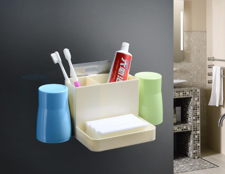 Toilet without'm strength non - trace hanging bathroom toothbrush toothbrush rack cylinder toothbrush shelf sanitary ware Toilet without'm strength non - trace hanging bathroom toothbrush toothbrush rack cylinder toothbrush shelf sanitary ware