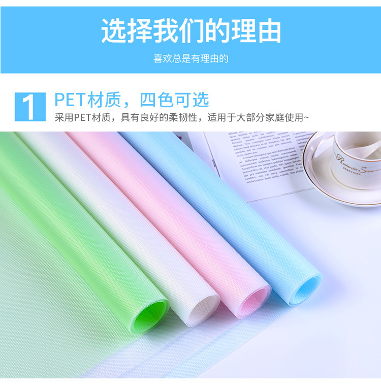Eva Thick Transparent Drawer Liner Heat Insulation Moisture-Proof Table Mat Wardrobe and Cabinet Pad Paper Shoe Cabinet Liner