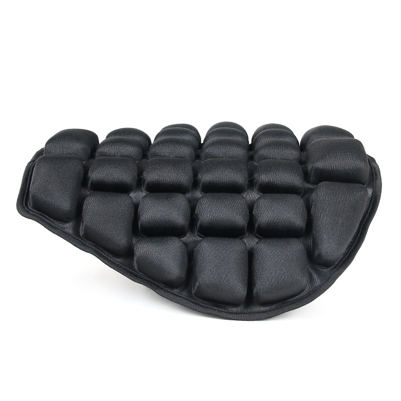 Shock Absorption Motorcycle Seat Cushion Accessories Inflatable Seat Cover Shock-Absorbing Modified Saddle Cruise Car Heat Insulation Cooling Pad