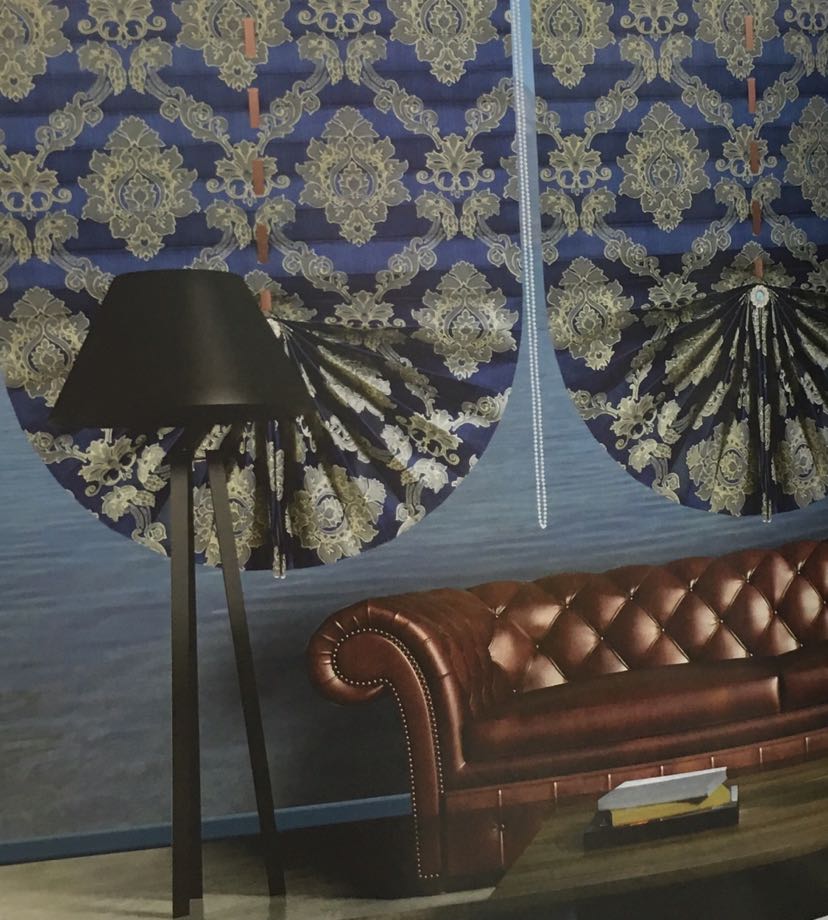 Customized Fan-Shaped Roman Curtains Curtain Wholesale and Retail Customized Fan-Shaped Roman Curtains Curtain Wholesale and Retail