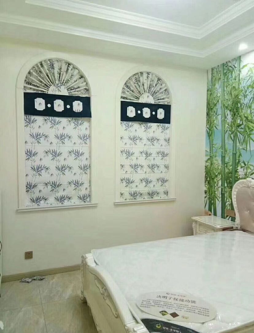 Customized Fan-Shaped Roman Curtains Curtain Wholesale and Retail Customized Fan-Shaped Roman Curtains Curtain Wholesale and Retail