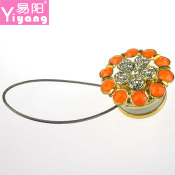 European high-grade alloy rhinestones creative Joker magnetic curtain curtains tied straps ball clasp