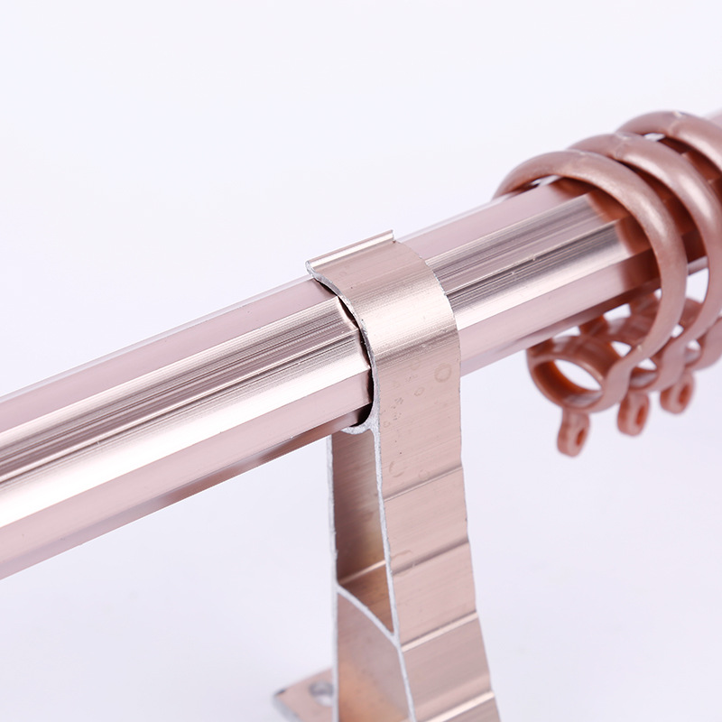 Factory Wholesale 12-Edge Roman Rod Thickened Aluminum Alloy Curtain Track Single Rod Silent Curtains Bracket Accessories Customization Factory Wholesale 12-Edge Roman Rod Thickened Aluminum Alloy Curtain Track Single Rod Silent Curtains Bracket Accessories Customization