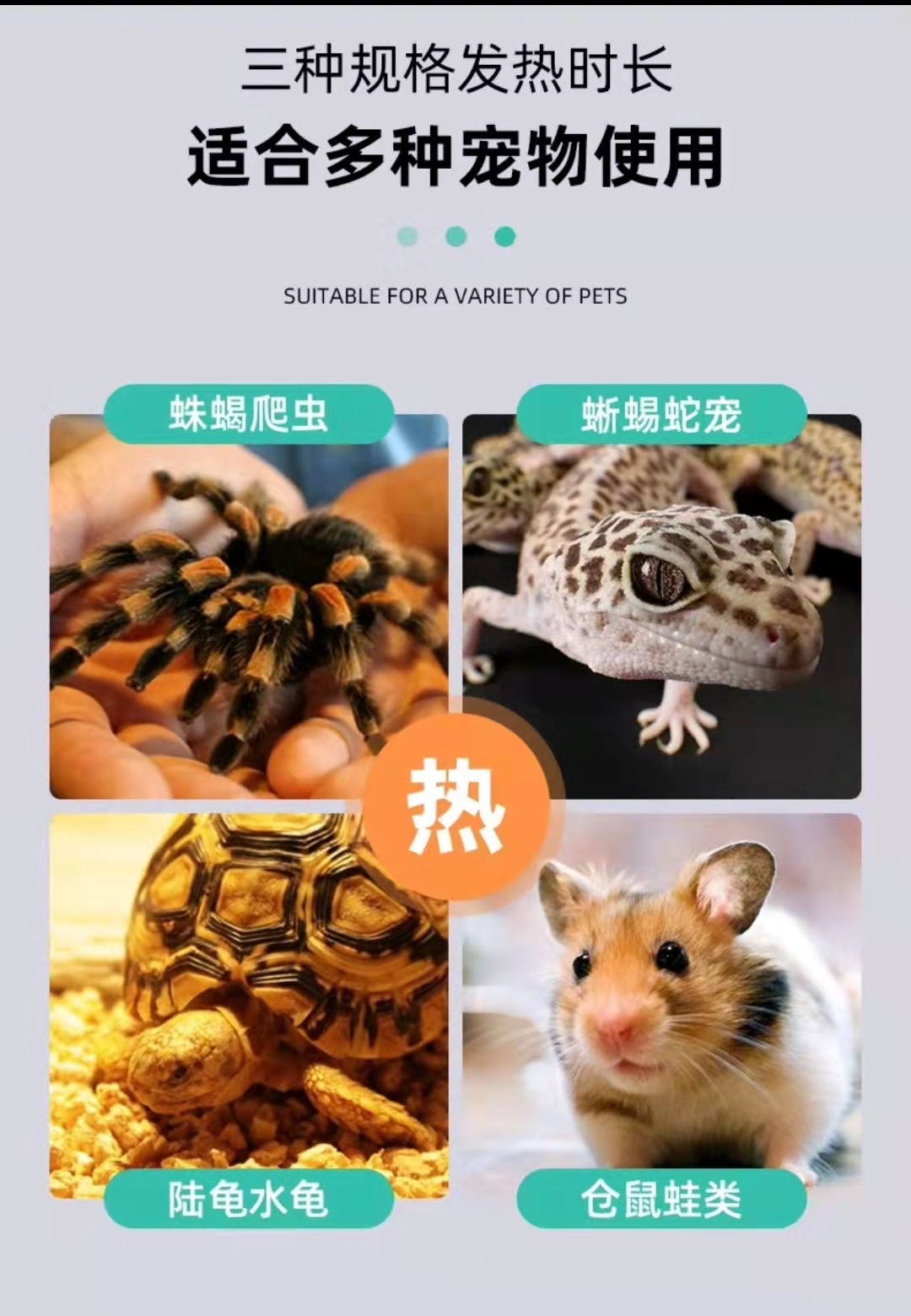 Express Delivery Pet Warm Stickers Heating Package 40/72/110 Hours Thermal Insulation Living Crawler Heating Heat Pack Warm Pad