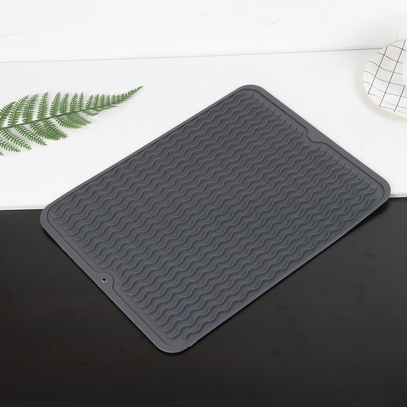 Custom Corrugated Placemat Rectangular Thickened Silicone Pot Pad Insulation Placemat Casserole Mat Kitchen Baking Heat Proof Mat