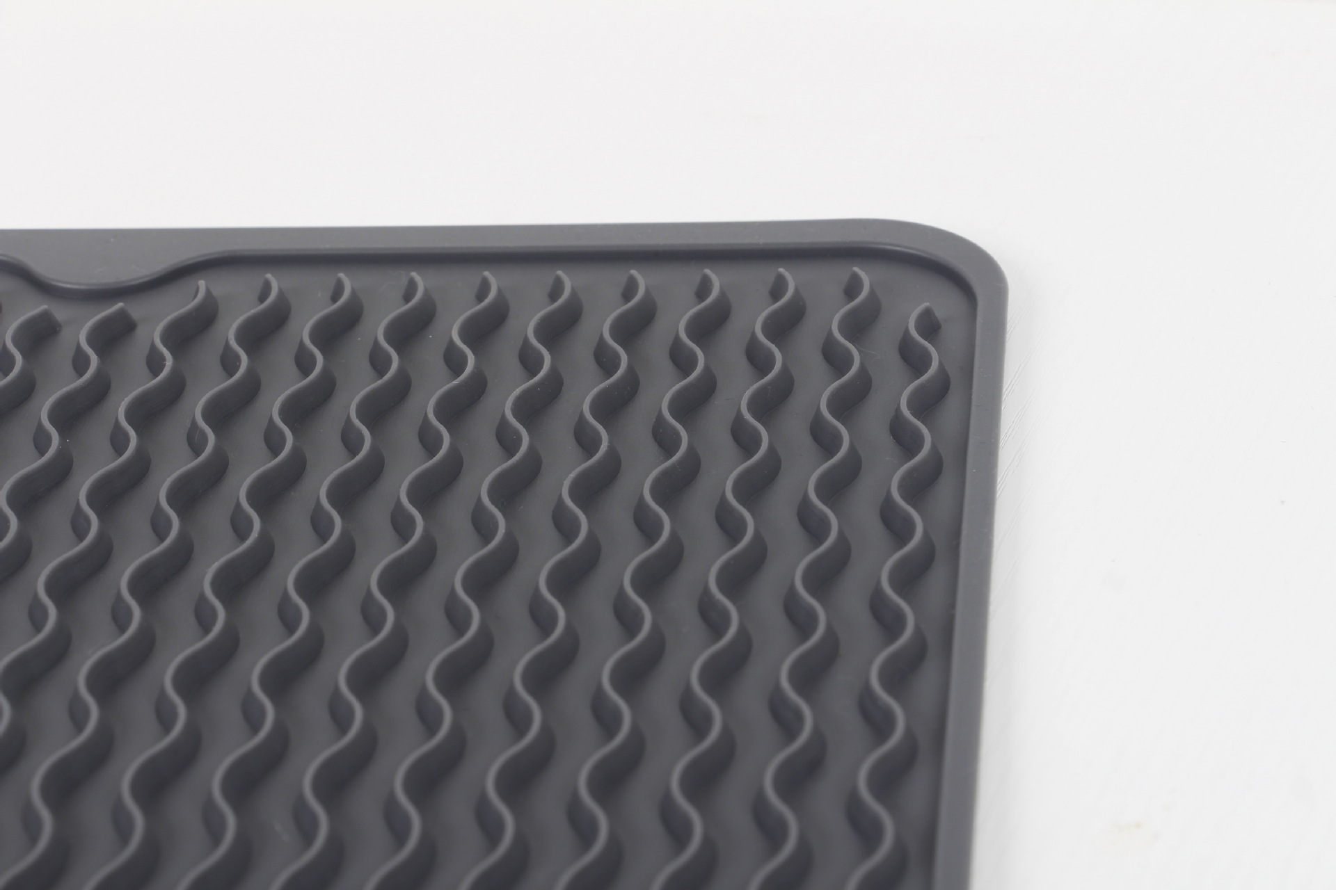 Custom Corrugated Placemat Rectangular Thickened Silicone Pot Pad Insulation Placemat Casserole Mat Kitchen Baking Heat Proof Mat