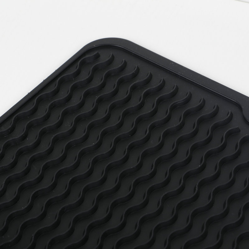 Custom Corrugated Placemat Rectangular Thickened Silicone Pot Pad Insulation Placemat Casserole Mat Kitchen Baking Heat Proof Mat
