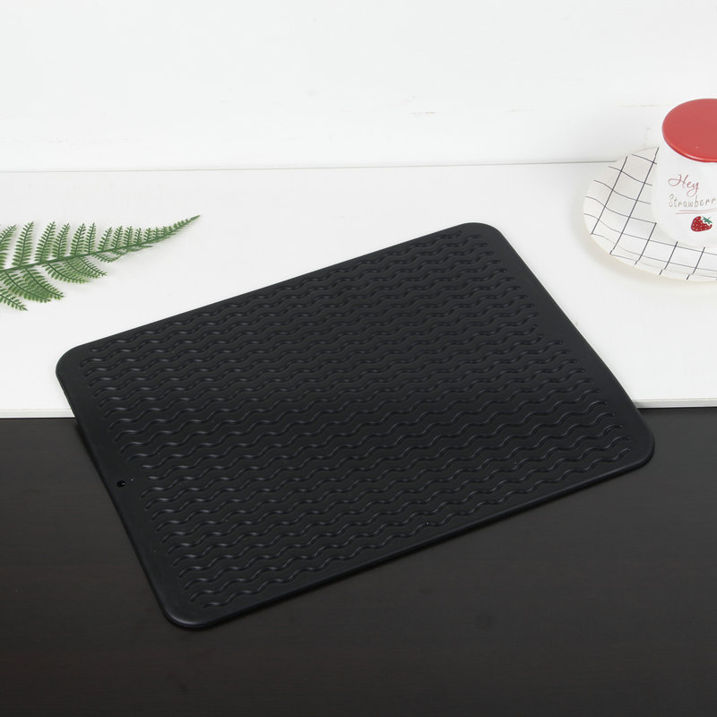 Custom Corrugated Placemat Rectangular Thickened Silicone Pot Pad Insulation Placemat Casserole Mat Kitchen Baking Heat Proof Mat