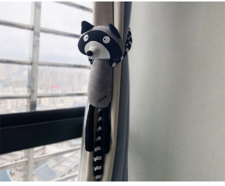 Cartoon Curtain Buckle Curtain Bandage a Pair of Animal Modeling Curtains Decoration a Pair of Animal Dolls Children's Room Decoration Cartoon Curtain Buckle Curtain Bandage a Pair of Animal Modeling Curtains Decoration a Pair of Animal Dolls Children's Room Decoration