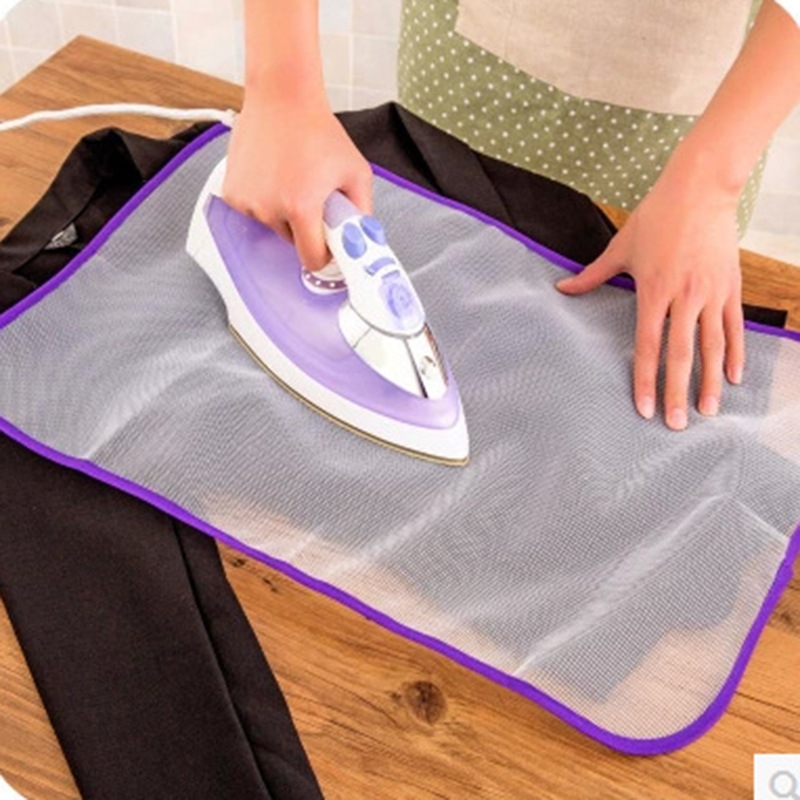 Household Ironing Cloth High Temperature Resistant Heat Blocking Cloth Iron Ironing Board Iron Clothes Protective Pad Thermal Insulation Mesh Scald Preventing Met Cloth