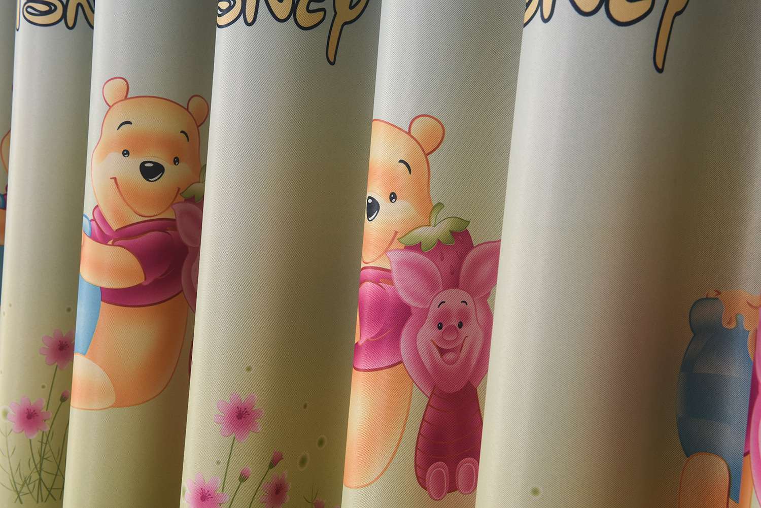 Children&#039;s Cartoon Curtain Black Silk Blackout Curtains Children&#039;s Bedroom Curtains
