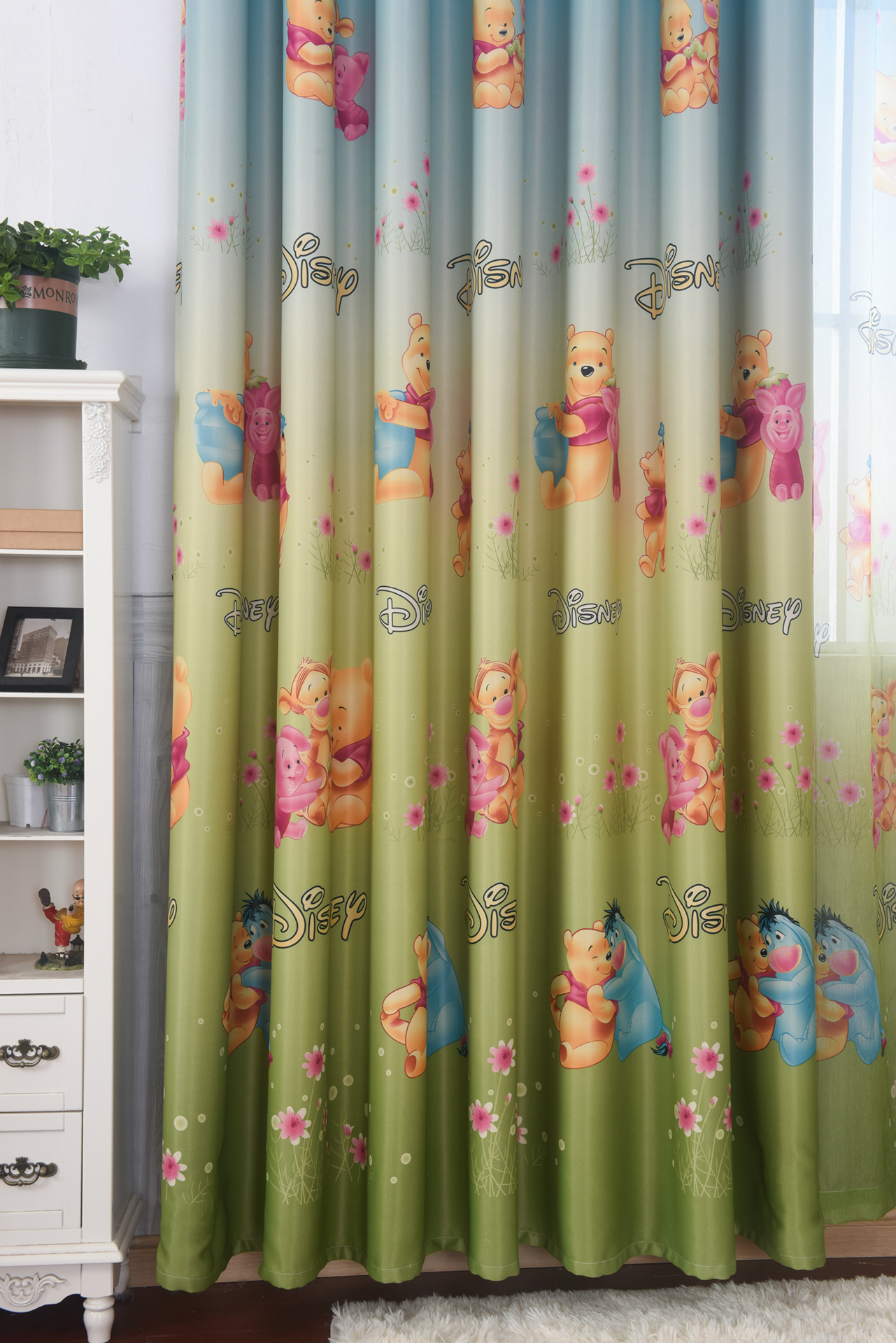 Children's Cartoon Curtain Black Silk Blackout Curtains Children's Bedroom Curtains Children's Cartoon Curtain Black Silk Blackout Curtains Children's Bedroom Curtains