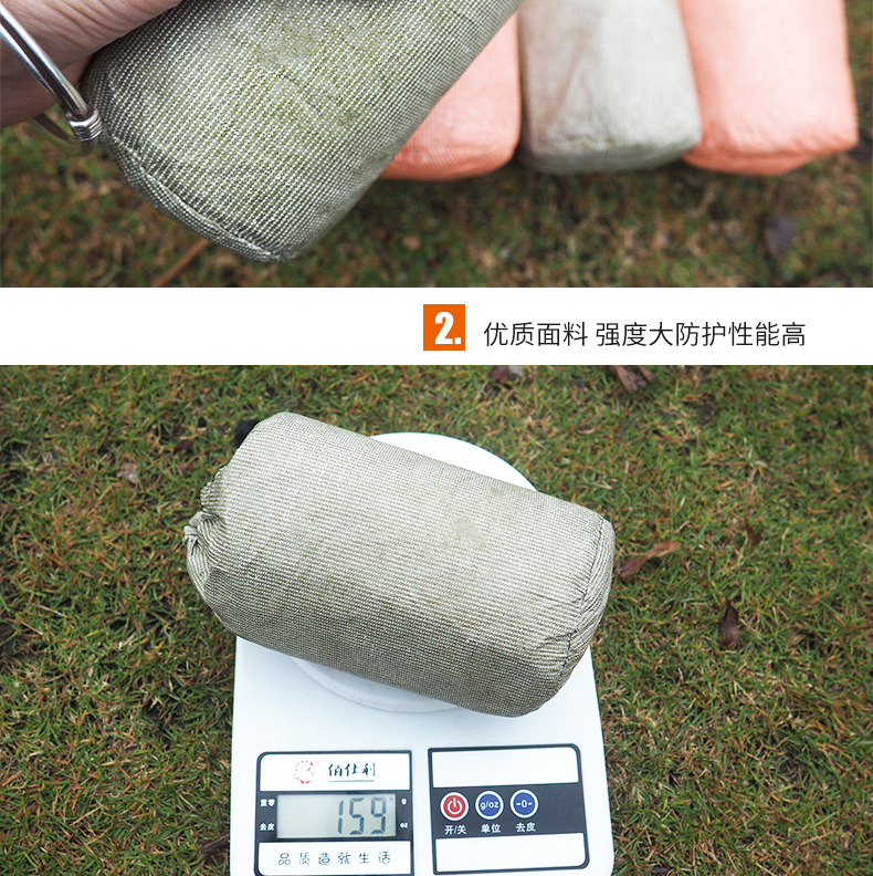 Cross-Border Spot PE Thickened Heat Insulation Insulation Emergency Blanket Emergency Tent First-Aid Sleeping Bags Outdoor Moisture Proof Pad Wholesale