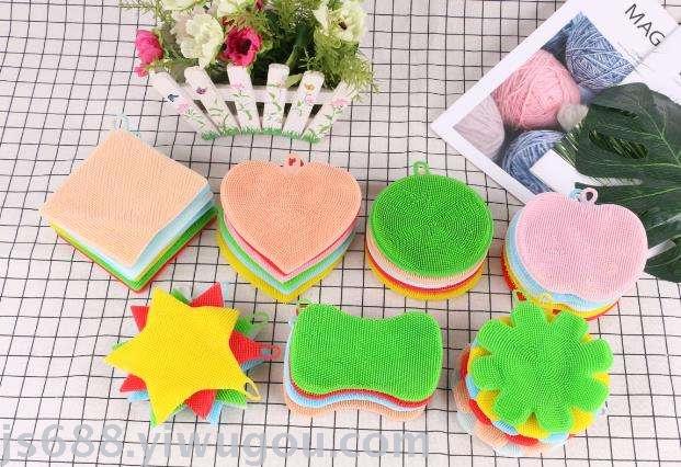 Dishwashing brush silicone cleaning brush kitchen cleaning dish god fruit and vegetable brush heat insulation pad Dishwashing brush silicone cleaning brush kitchen cleaning dish god fruit and vegetable brush heat insulation pad