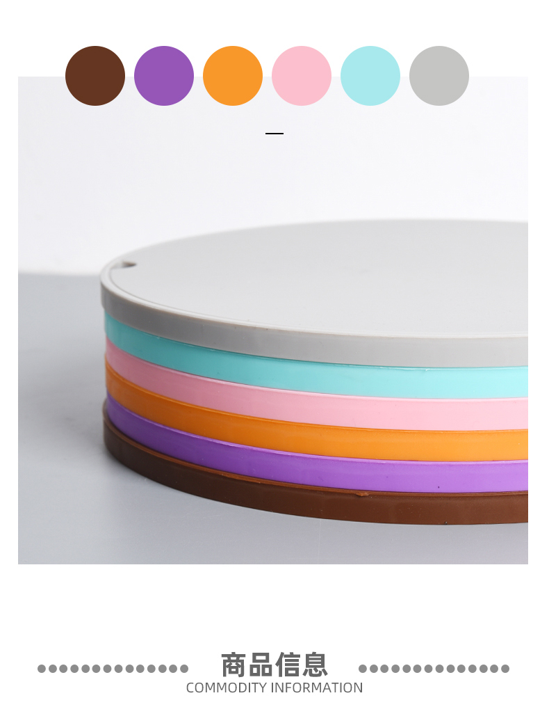 Thickened Silicone Thermal Insulation Pad High Temperature Resistant Dining Table Cushion Non-Slip and Hot Casserole Mat Plate Mat Kitchen Vegetable Mat Heat Shielding Pad