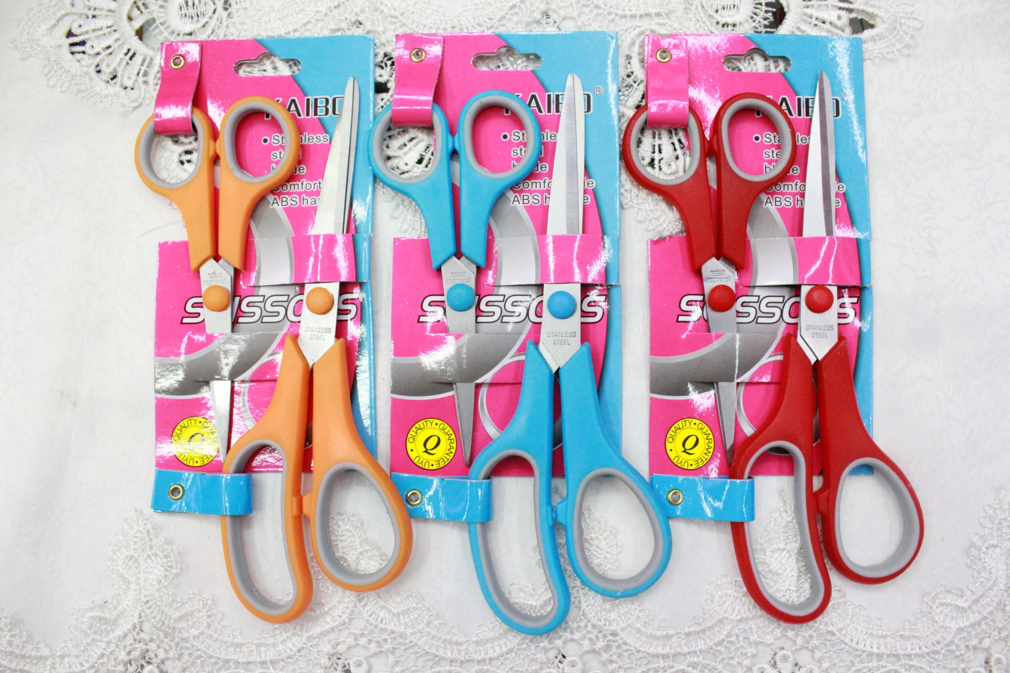 KAIBO cable KB5696 nail card 2PC rubber scissors tool sets