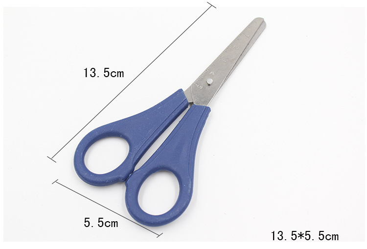 Sharp Stainless Steel Scissors Imported Home Use Household Office Student Paper Cutting Scissors Factory Direct Wholesale