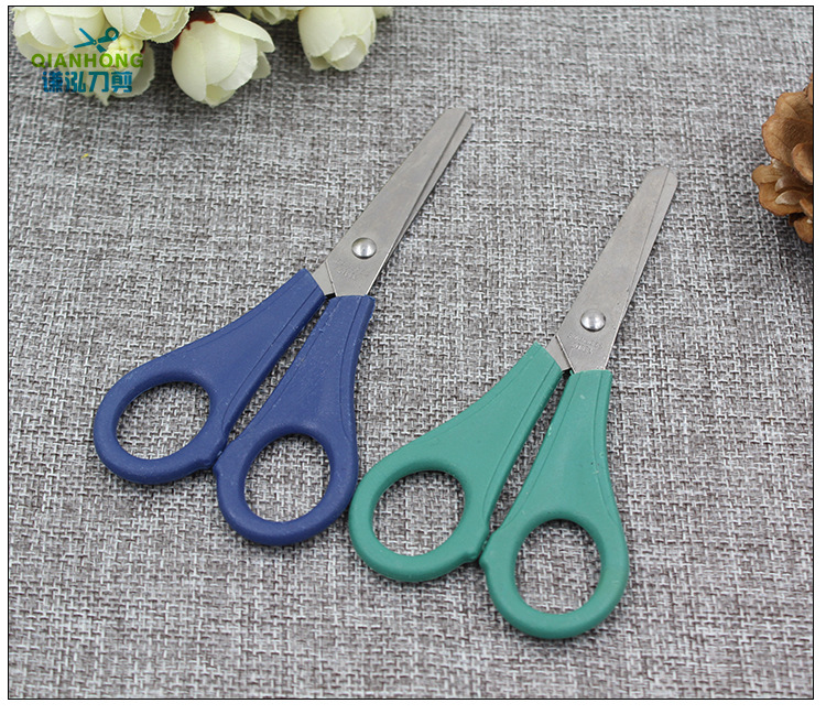 Sharp Stainless Steel Scissors Imported Home Use Household Office Student Paper Cutting Scissors Factory Direct Wholesale