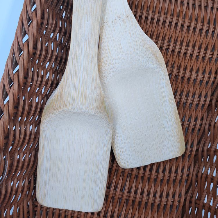 1 Yuan 2 Yuan Bamboo Spatula Non-Stick Pan Special Cooking Bamboo Shovel Spatula Household High Temperature Resistant Bamboo Spatula Bamboo Spatula