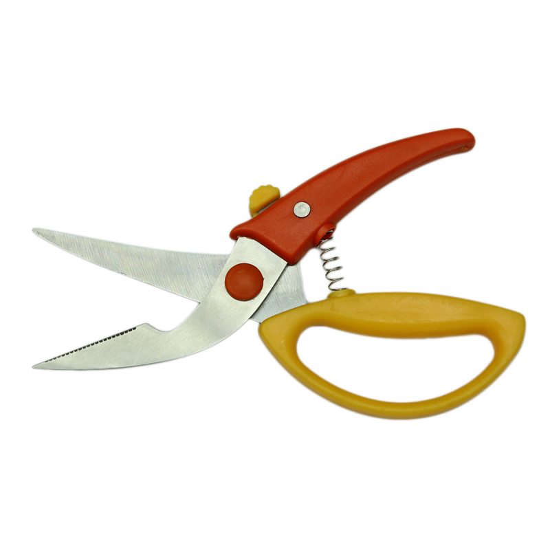The high-end kitchen is scissors. The chicken bone is scissors