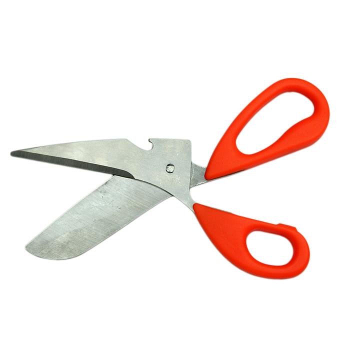 The high-end kitchen is scissors. The chicken bone is scissors