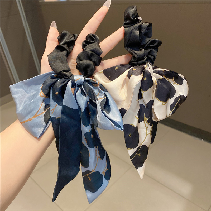 Korean Net Red Wave Point Bow Streamer Hair Tie Female Japanese Hair Band Tie Hair Rope Head Rope Headdress Bandeau Not Hurt Hair Korean Net Red Wave Point Bow Streamer Hair Tie Female Japanese Hair Band Tie Hair Rope Head Rope Headdress Bandeau Not Hurt Hair