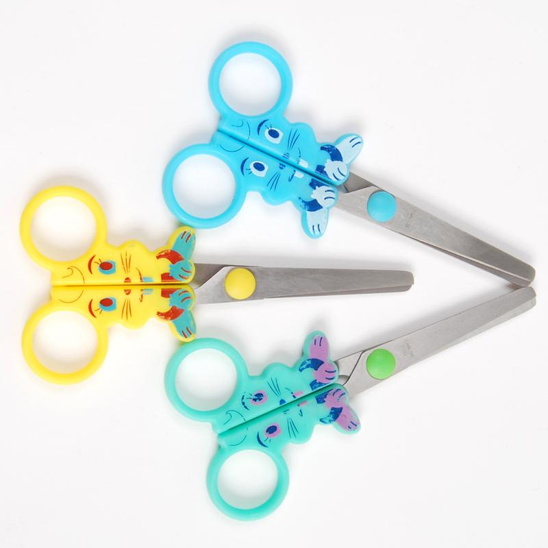 Stationery Cartoon Scissors Student Cartoon Scissors Cat Head Cartoon 5-Inch Student Cartoon Scissors