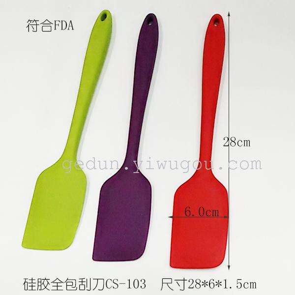 Silicone kitchen products silicone spatula durable food grade security package