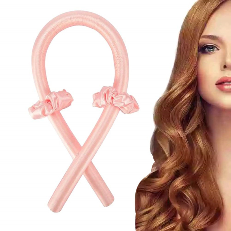 Amazon Lazy Sleep Foam Hair Curler Shaping Hairstyle Curly Hair Band Sponge No Heat Big Wave