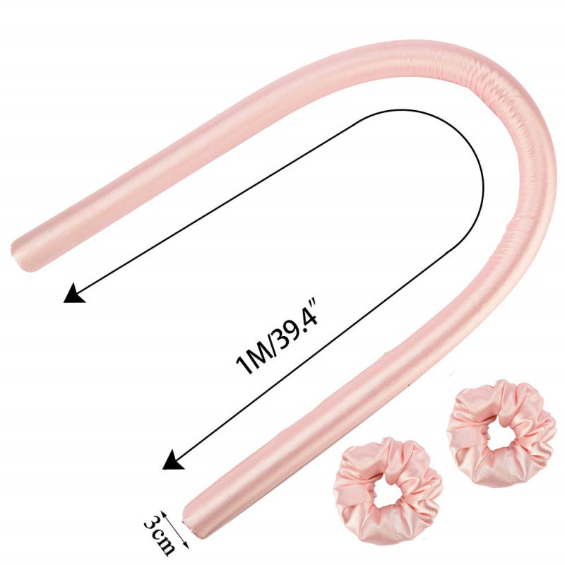 Amazon Lazy Sleep Foam Hair Curler Shaping Hairstyle Curly Hair Band Sponge No Heat Big Wave