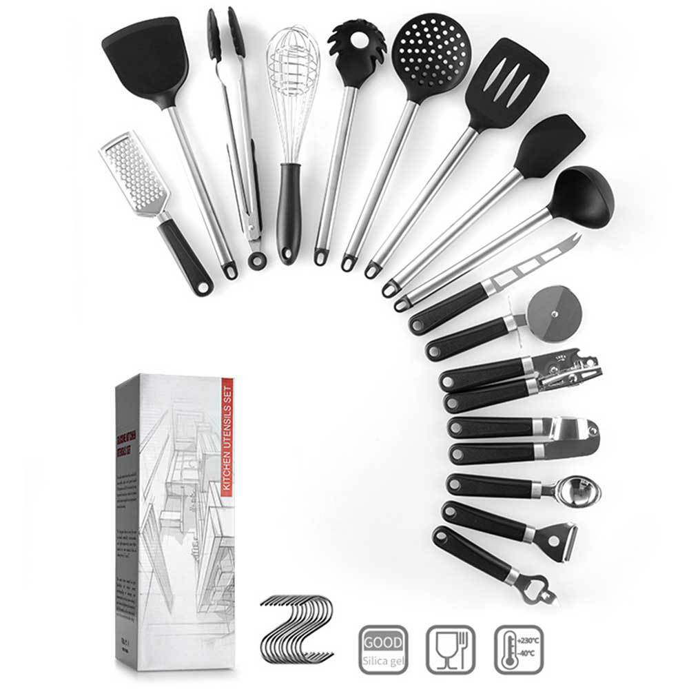 Kitchenware Set 16-Piece Kitchen Gadget Cooking Silicone Kitchen Spatula Bottle Opener