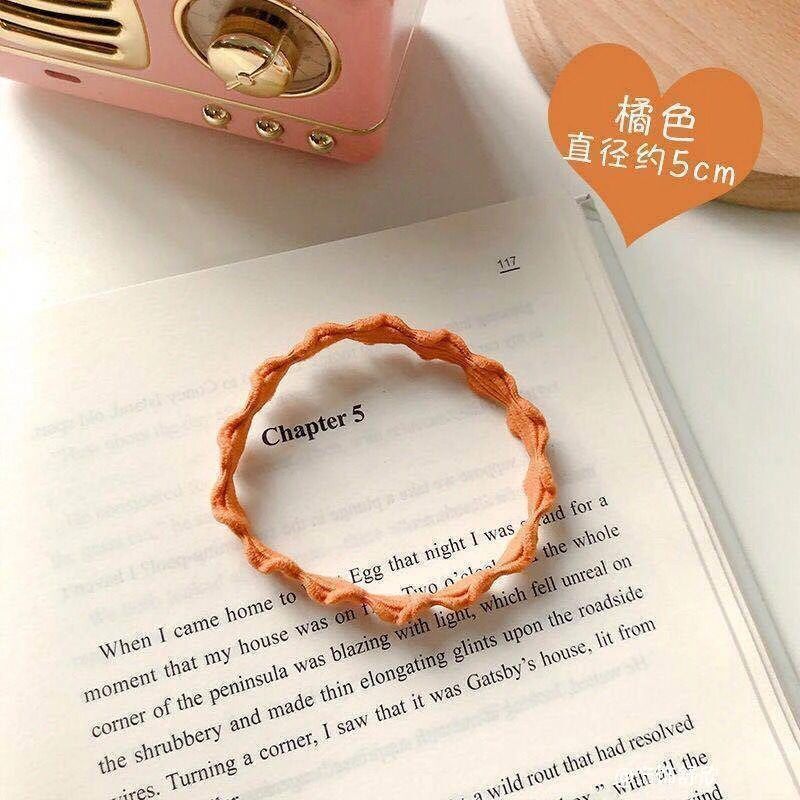 New Wave Hair Band Rubber Band For Bun Haircut Female Student Korean Style Headband Simple Cute Hair Rope Candy Color Rubber Band New Wave Hair Band Rubber Band For Bun Haircut Female Student Korean Style Headband Simple Cute Hair Rope Candy Color Rubber Band