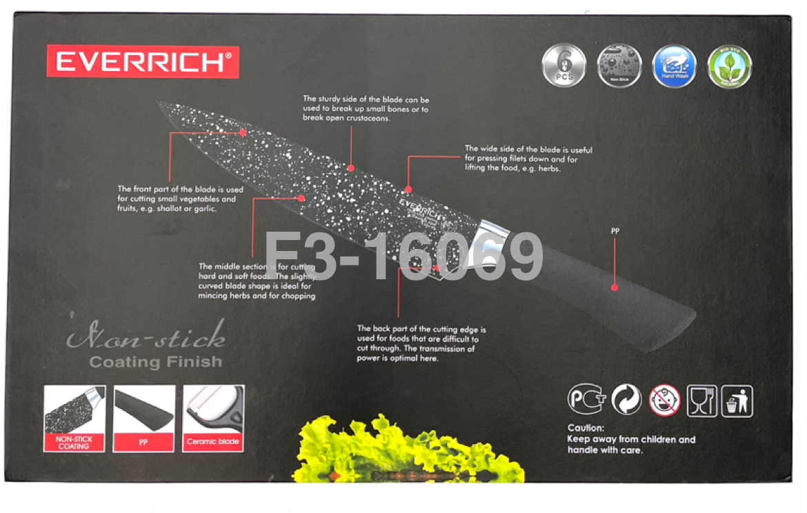 Kitchen Knife Kit 6-Piece Gift Gift Box Household Sharp Kitchen Knife Kitchen Knife Scissors Fruit Knife Tools for Cutting Fruit