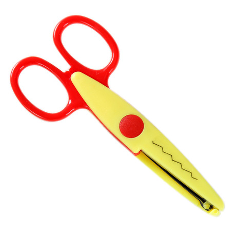 Children&#039;s Scissors Safety Manual Scissor Kindergarten Handmade DIY Scissors round Head Paper Cutting Student Plastic Scissors Wholesale