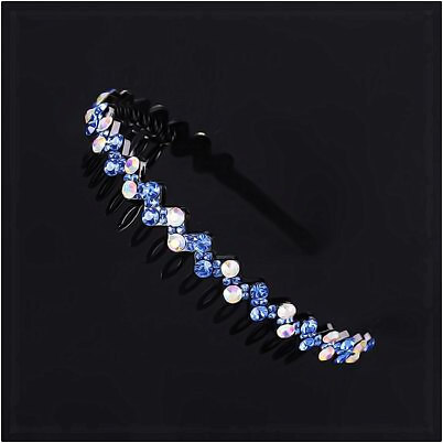 Korean Style New Toothed Non-Slip Rhinestone Headband Fashion Simple Hot Wave Crystal Headband Hair Clip Headdress Korean Style New Toothed Non-Slip Rhinestone Headband Fashion Simple Hot Wave Crystal Headband Hair Clip Headdress