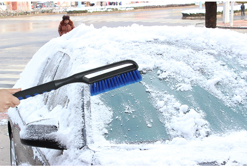 EVA cotton with a long handle snow brush multi-purpose snow spatula X66
