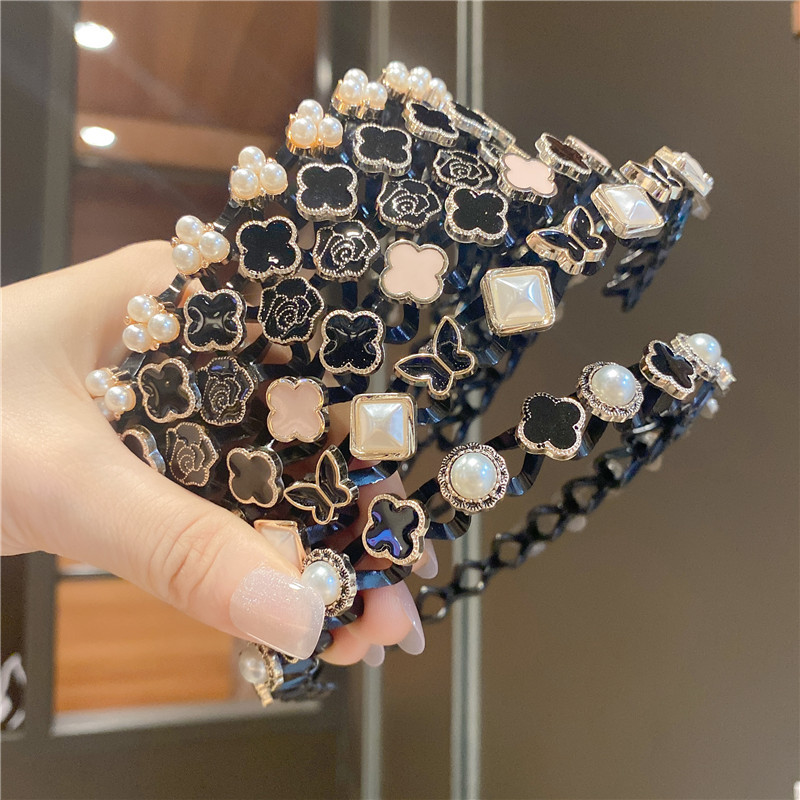 Fairy Headband for Women Hairpin for Hair Washing Summer Wave Headband Summer Advanced Hair Patch Internet Celebrity 2021 New