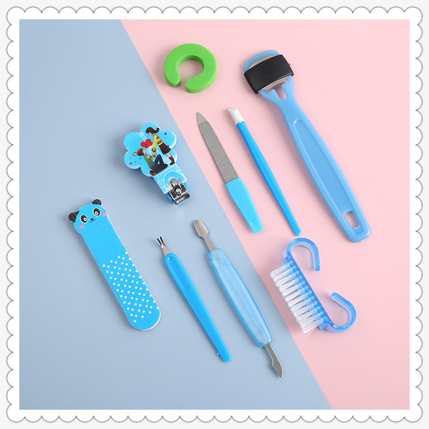 Beauty Tools Nail Clippers Baby Scissors Nail Clippers Nail Rub Foot Scraper Anti-Pinch Safety Care Supplies