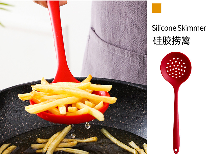 All-Inclusive Silicone Kitchenware Set Spatula Chinese Shovel Integrated Rice Spoon Soup Spoon Fence Powder Claw Leakage 8-Piece Set All-Inclusive Silicone Kitchenware Set Spatula Chinese Shovel Integrated Rice Spoon Soup Spoon Fence Powder Claw Leakage 8-Piece Set