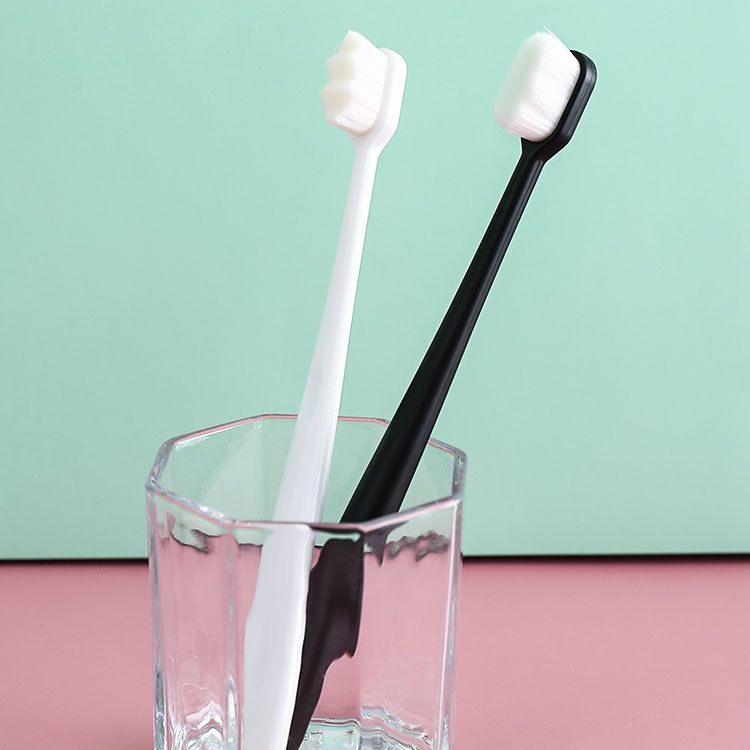Japan Wanmao Root Toothbrush Soft Fine Hair Internet Celebrity Toothbrush Pregnant Woman Confinement Wave Toothbrush Household Interdental Brush