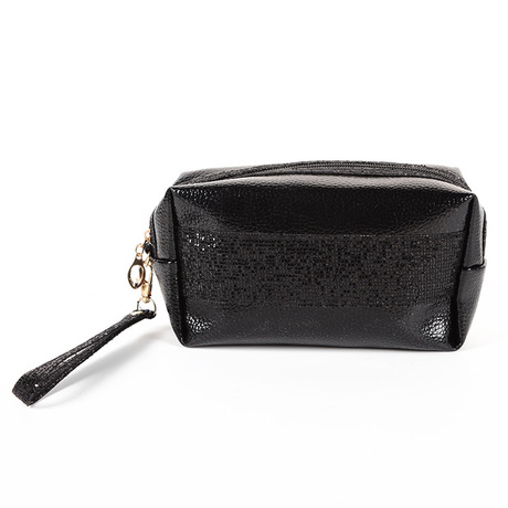2019 han version bright powder PU leather hand bag large capacity makeup wash gargle storage bag multi-color optional