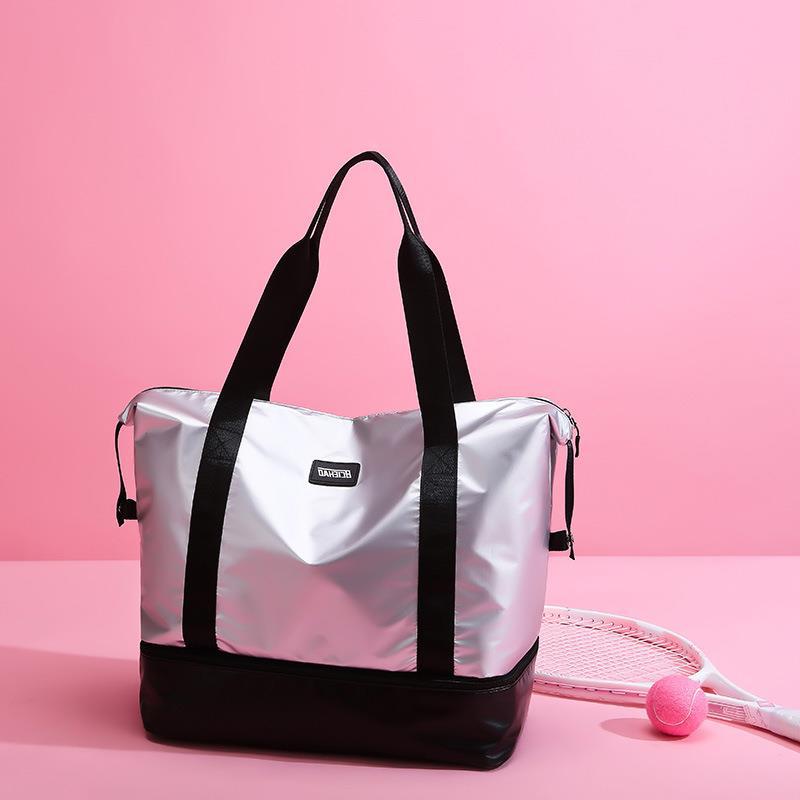 Fashion Casual Fitness Storage Bag New Large Capacity Simple Handbag Dry Wet Separation Travel Storage Bag 2021