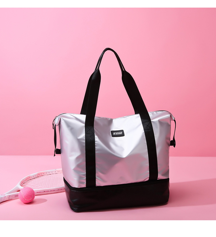 Fashion Casual Fitness Storage Bag New Large Capacity Simple Handbag Dry Wet Separation Travel Storage Bag 2021