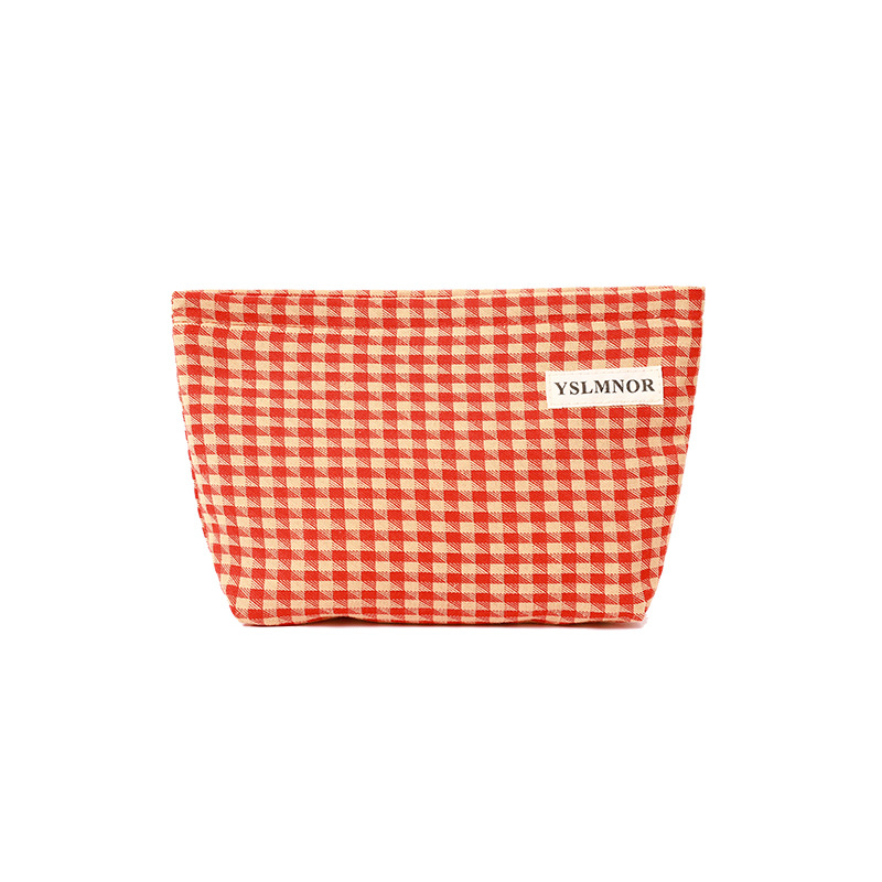 Cosmetic Bag Hand-Held Flat Bag Portable Korean Storage Bag Cosmetics Storage Bag Can Be Customized Logo Factory Foreign Trade