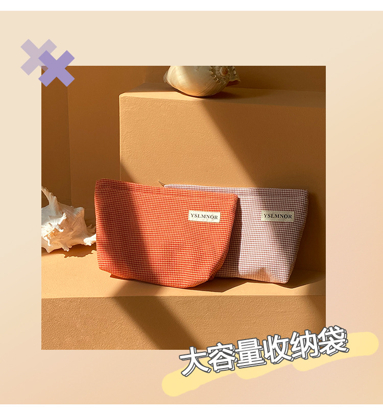 Cosmetic Bag Hand-Held Flat Bag Portable Korean Storage Bag Cosmetics Storage Bag Can Be Customized Logo Factory Foreign Trade Cosmetic Bag Hand-Held Flat Bag Portable Korean Storage Bag Cosmetics Storage Bag Can Be Customized Logo Factory Foreign Trade