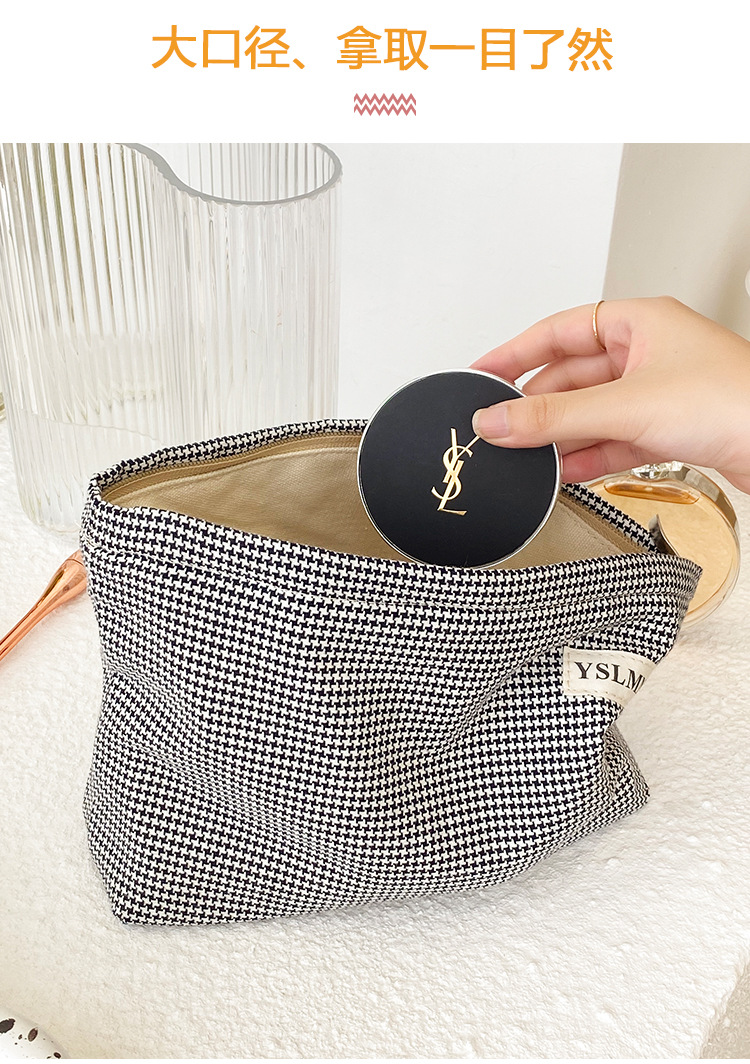 Cosmetic Bag Hand-Held Flat Bag Portable Korean Storage Bag Cosmetics Storage Bag Can Be Customized Logo Factory Foreign Trade Cosmetic Bag Hand-Held Flat Bag Portable Korean Storage Bag Cosmetics Storage Bag Can Be Customized Logo Factory Foreign Trade