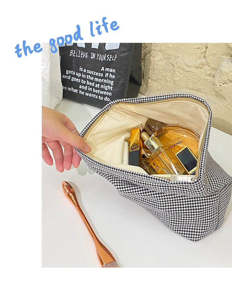 Cosmetic Bag Hand-Held Flat Bag Portable Korean Storage Bag Cosmetics Storage Bag Can Be Customized Logo Factory Foreign Trade Cosmetic Bag Hand-Held Flat Bag Portable Korean Storage Bag Cosmetics Storage Bag Can Be Customized Logo Factory Foreign Trade
